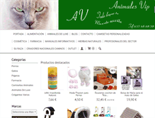 Tablet Screenshot of animalesvip.com
